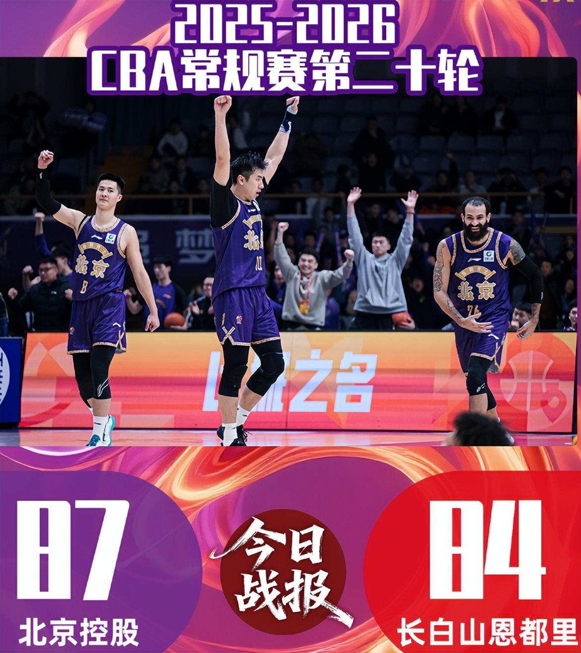 db电竞官网入口-连克北京吉林！2连胜北控强势反弹 内线大腿复活，张庆鹏帅位稳了